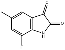 7-氟-5-甲基靛红, 442910-92-1, 结构式
