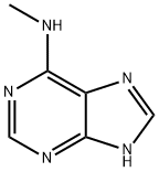 N-メチル-1H-プリン-6-アミン 化学構造式