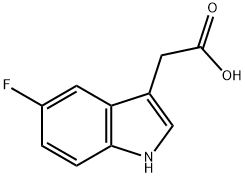 5-FLUOROINDOLE-3-ACETIC ACID Struktur