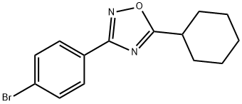 3-(4-BROMOPHENYL)-5-CYCLOHEXYL-1,2,4-OXADIAZOLE
