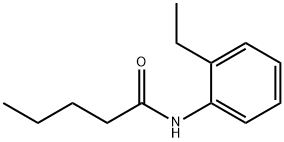 Pentanamide, N-(2-ethylphenyl)- (9CI) 化学構造式