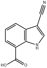 443144-25-0 3-氰基-1氢-吲哚- 7-羧酸