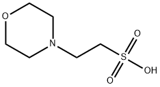 2-吗啉乙磺酸, 4432-31-9, 结构式