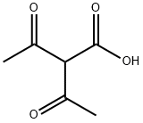 BUTANOIC ACID, 2-ACETYL-3-OXO- 化学構造式