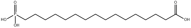 16-膦酰基十六烷酸, 443361-18-0, 结构式