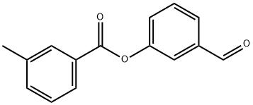 (3-甲烷酰苯基)3-甲基苯甲酸酯, 443671-32-7, 结构式