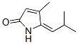 2H-Pyrrol-2-one, 1,5-dihydro-4-methyl-5-(2-methylpropylidene)-, (5E)- (9CI) 结构式