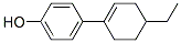 Phenol, 4-(4-ethyl-1-cyclohexen-1-yl)- (9CI) 结构式