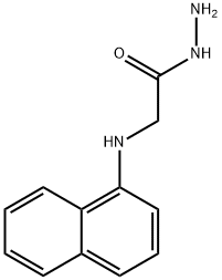 2-(1-naphthylamino)acetohydrazide Struktur