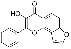 3-Hydroxy-2-phenyl-4H-furo[2,3-h]-1-benzopyran-4-one Structure