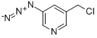 3-AZIDO-5-(CHLOROMETHYL)PYRIDINE 结构式