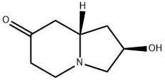 7(1H)-Indolizinone, hexahydro-2-hydroxy-, (2R,8aS)- (9CI) Struktur