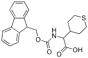 2-(FMOC-氨基)-2-(4-四氢噻喃基)乙酸 结构式