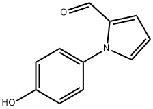1-(4-羟苯基)-1H-吡咯-2-甲醛,444077-56-9,结构式