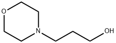 4-(3-ヒドロキシプロピル)モルホリン 化学構造式