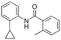 Benzamide, N-(2-cyclopropylphenyl)-2-methyl- (9CI) 结构式