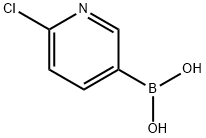 2-Chloropyridine-5-boronic acid Struktur
