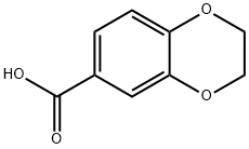 2,3-二氢-1,4-苯并二烷-6-羧酸, 4442-54-0, 结构式