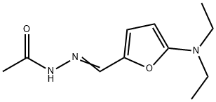 Acetic  acid,  [[5-(diethylamino)-2-furanyl]methylene]hydrazide  (9CI) Structure