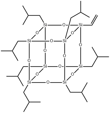 PSS-VINYL-HEPTAISOBUTYL SUBSTITUTED 化学構造式