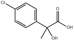 2-(4-氯苯基)-2-羟基丙酸, 4445-13-0, 结构式