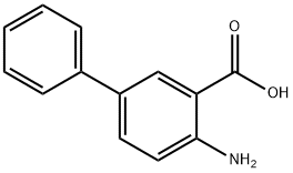 4-氨基联苯-3-羧酸, 4445-40-3, 结构式