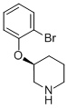 S-3-(2-BROMOPHENOXY)PIPERIDINE,444605-45-2,结构式
