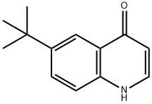 6-tert-Butyl-quinolin-4-ol 化学構造式