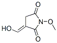 2,5-Pyrrolidinedione, 3-(hydroxymethylene)-1-methoxy- (9CI)|