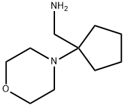 (1-モルホリン-4-イルシクロペンチル)メチルアミン 化学構造式