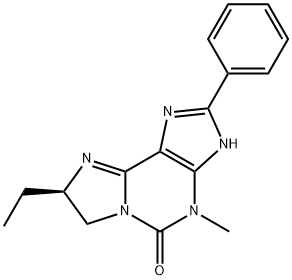(8R)-8-ETHYL-1,4,7,8-TETRAHYDRO-4-5H-IMIDAZO[2,1-I]PURIN-5-ONE Struktur