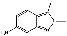2,3-DIMETHYL-2H-INDAZOL-6-AMINE Structure