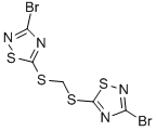 BIS(3-BROMO-1,2,4-THIADIAZOL-5-YLTHIO)METHANE, 444791-14-4, 结构式