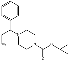 T-BUTYL-4-(2-AMINO-1-PHENYLETHYL)PIPERAZINE CARBOXYLATE