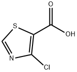 5-Thiazolecarboxylic acid, 4-chloro- Structure