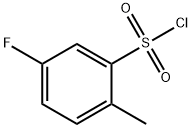 5-フルオロ-2-メチルベンゼンスルホニルクロリド 化学構造式