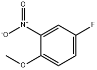 4-氟-2-硝基苯甲醚, 445-83-0, 结构式