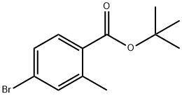 TERT-BUTYL 4-BROMO-2-METHYLBENZOATE Structure