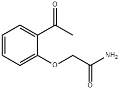 2-(2-乙酰苯氧基)乙酰胺 结构式