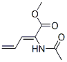2,4-Pentadienoicacid,2-(acetylamino)-,methylester(9CI) 结构式