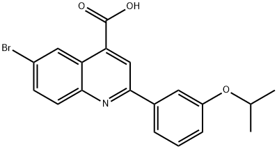 445289-20-3 6-ブロモ-2-(3-イソプロポキシフェニル)キノリン-4-カルボン酸