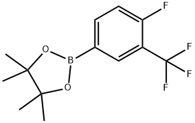 4-氟-3-(三氟甲基)苯硼酸频哪醇酯,445303-14-0,结构式