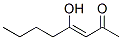 3-Octen-2-one, 4-hydroxy- (9CI),445377-89-9,结构式