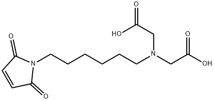 N-(carboxymethyl)-N-[6-(2,5-dihydro-2,5-dioxo-1H-pyrrol-1-yl)hexyl]- Glycine Structure