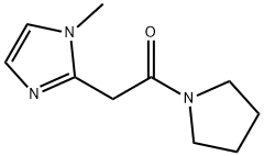 Pyrrolidine, 1-[(1-methyl-1H-imidazol-2-yl)acetyl]- (9CI)|