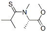 Alanine,  N-methyl-N-(2-methyl-1-thioxopropyl)-,  methyl  ester|