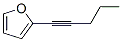 Furan, 2-(1-pentynyl)- (9CI) Struktur