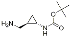 REL-((1R,2S)-2-氨基环丙基)氨基甲酸叔丁酯盐酸盐,445479-35-6,结构式