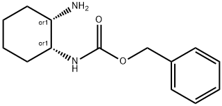 1-(N-BENZYLOXYCARBONYL)-CIS-CYCLOHEXANE-1,2-DIAMINE Struktur