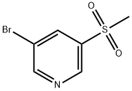 3-Bromo-5-(methylsulphonyl)pyridine 98% Structure